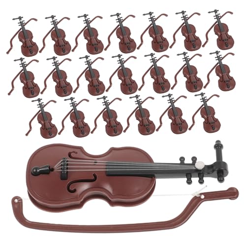 GARIOUANS 20 Sätze Mini Violin Modelle aus Holzoptik Realistische Weihnachtsdeko Requisiten Glatte Oberfläche DIY Charms für Kreativität Einzigartige Desktop Instrumenten Ornamente GARIOUANS 20 Sätze Mini Violin Modelle aus Holzoptik Realistische Weihnachtsdeko Requisiten Glatte Oberfläche DIY Charms für Kreativität Einzigartige Desktop Instrumenten Ornamente von GARIOUANS