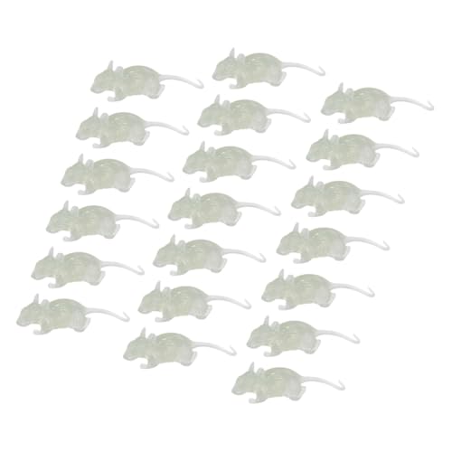 GARIOUANS 20 Stück Teiliges Halloween Leuchtende Falsche Mäuse Requisiten Realistisch Geformt Lustige Streichspielzeuge für Party Dekoration und Scherzartikel GARIOUANS 20 Stück Teiliges Halloween Leuchtende Falsche Mäuse Requisiten Realistisch Geformt Lustige Streichspielzeuge für Party Dekoration und Scherzartikel von GARIOUANS