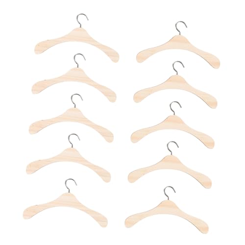 GARIOUANS 20 Stück Teiliges Holzkleiderbügel für Bjd Puppen Puppenhaus Zubehör Langlebig Praktisch zur Puppenkleidung Aufbewahrung und GARIOUANS 20 Stück Teiliges Holzkleiderbügel für Bjd Puppen Puppenhaus Zubehör Langlebig Praktisch zur Puppenkleidung Aufbewahrung und von GARIOUANS
