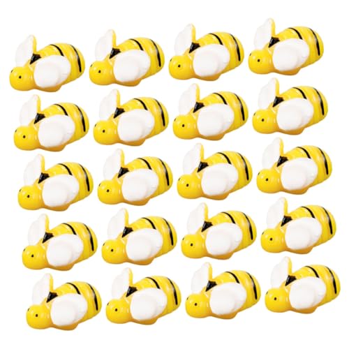 GARIOUANS 20 Stück Teiliges Mini Bienen Figuren Detailreiche Miniatur Bienen für Mooslandschaft Niedliche Dekoration für DIY Bastelprojekte für Wohnkultur und Mini Garten GARIOUANS 20 Stück Teiliges Mini Bienen Figuren Detailreiche Miniatur Bienen für Mooslandschaft Niedliche Dekoration für DIY Bastelprojekte für Wohnkultur und Mini Garten von GARIOUANS