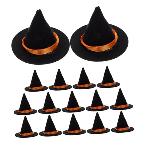 GARIOUANS 20 Stück Teiliges Mini Filz Hexenhüte Kleine Hexenhut Requisiten Robuste Halloween Dekoration für Weinflaschen Puppenzubehör DIY Kreativität Vielseitige Party Accessoires GARIOUANS 20 Stück Teiliges Mini Filz Hexenhüte Kleine Hexenhut Requisiten Robuste Halloween Dekoration für Weinflaschen Puppenzubehör DIY Kreativität Vielseitige Party Accessoires von GARIOUANS