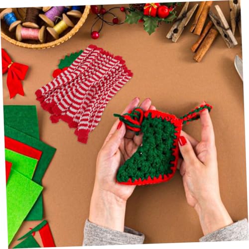 GARIOUANS 20 Stück Teiliges Mini Wollschal Zarte Bunte Strickschals mit Bommel Kreative Puppen deko für Party Kindergeburtstag Basteln und Festliche Dekoration GARIOUANS 20 Stück Teiliges Mini Wollschal Zarte Bunte Strickschals mit Bommel Kreative Puppen deko für Party Kindergeburtstag Basteln und Festliche Dekoration von GARIOUANS