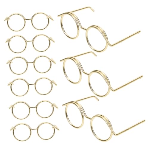 GARIOUANS 20 Stück Teiliges Miniatur Brillengestell für Puppen Stabile DIY Accessoires für Puppenkleidung Vielseitige Puppenhaus Requisiten und Kreative Fotografie Passend für Mini Dolls GARIOUANS 20 Stück Teiliges Miniatur Brillengestell für Puppen Stabile DIY Accessoires für Puppenkleidung Vielseitige Puppenhaus Requisiten und Kreative Fotografie Passend für Mini Dolls von GARIOUANS