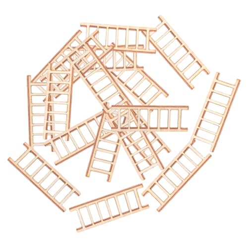GARIOUANS 20 Stück Teiliges Miniatur Holzleitern Stabile Kleine Treppen für Puppenhaus Dekoration Langlebige Mini Holzleitern für DIY Micro Landschaft und Kindgerechtes Material Sicher und GARIOUANS 20 Stück Teiliges Miniatur Holzleitern Stabile Kleine Treppen für Puppenhaus Dekoration Langlebige Mini Holzleitern für DIY Micro Landschaft und Kindgerechtes Material Sicher und von GARIOUANS