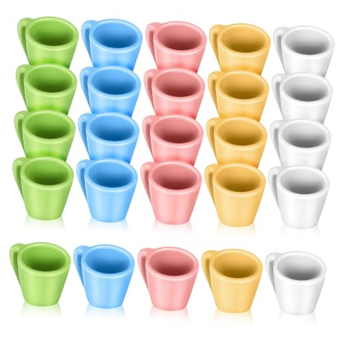 GARIOUANS 20 Stück Teiliges Miniatur Wasserbecher Realistische Miniatur Tassen aus Hochwertigem Harz Leichte Puppenhaus Dekoration Dekorative Miniaturen für DIY GARIOUANS 20 Stück Teiliges Miniatur Wasserbecher Realistische Miniatur Tassen aus Hochwertigem Harz Leichte Puppenhaus Dekoration Dekorative Miniaturen für DIY von GARIOUANS