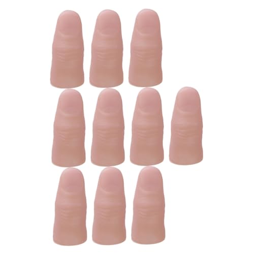 GARIOUANS 20 Stück Teiliges Trick Finger Fake Fingers mit Daumenspitzen aus Weichem Material für Bühnenauftritte Halloween Cosplay und Party Streichspielzeug Realistische Nachbildung für GARIOUANS 20 Stück Teiliges Trick Finger Fake Fingers mit Daumenspitzen aus Weichem Material für Bühnenauftritte Halloween Cosplay und Party Streichspielzeug Realistische Nachbildung für von GARIOUANS
