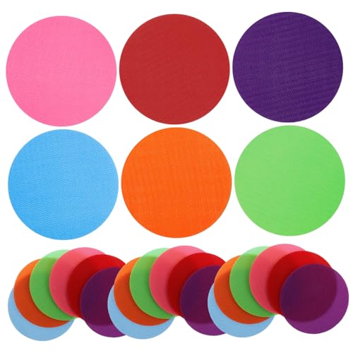 GARIOUANS 24 Stück Teiliges Bunte Teppichmarker mit Klettband Runde Sitzmarkierungen für Kindergarten und Vorschule Fördert Kognitive Entwicklung und Gruppenaktivitäten GARIOUANS 24 Stück Teiliges Bunte Teppichmarker mit Klettband Runde Sitzmarkierungen für Kindergarten und Vorschule Fördert Kognitive Entwicklung und Gruppenaktivitäten von GARIOUANS