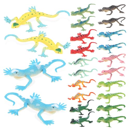 GARIOUANS 24 Stück Teiliges Dehnbare Klebrige Eidechsen spielzeugmodelle aus PVC Realistische Tierfiguren für Kindergeburtstag Mitgebsel Partyfüllung Vielseitig Verwendbar Gemischt GARIOUANS 24 Stück Teiliges Dehnbare Klebrige Eidechsen spielzeugmodelle aus PVC Realistische Tierfiguren für Kindergeburtstag Mitgebsel Partyfüllung Vielseitig Verwendbar Gemischt von GARIOUANS