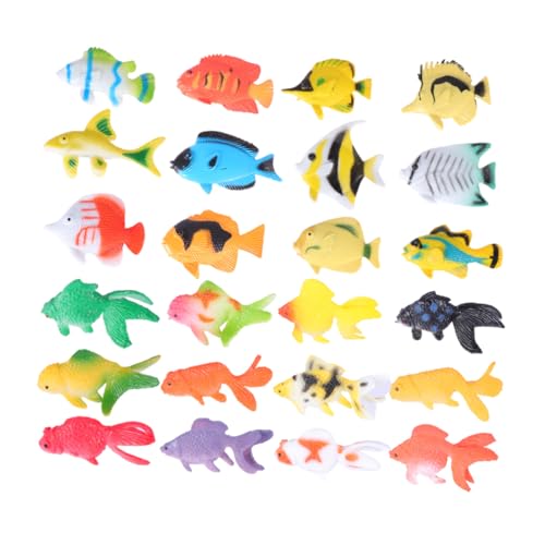 GARIOUANS 24 Stück Teiliges Fischmodell Spielzeugset Realistische Meereslebewesen Figuren Pädagogisches Lernspielzeug für Tropische Fische und Goldfische für Vorschule und Rollenspiele GARIOUANS 24 Stück Teiliges Fischmodell Spielzeugset Realistische Meereslebewesen Figuren Pädagogisches Lernspielzeug für Tropische Fische und Goldfische für Vorschule und Rollenspiele von GARIOUANS