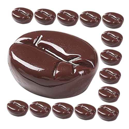 GARIOUANS 25 Stück Teiliges Künstliche Kaffeebohnen aus Hochwertigem Harz Realistische Nachbildung für DIY Basteldekorationen Restaurant Party Hochwertige Beans Model als Fotorequisite und GARIOUANS 25 Stück Teiliges Künstliche Kaffeebohnen aus Hochwertigem Harz Realistische Nachbildung für DIY Basteldekorationen Restaurant Party Hochwertige Beans Model als Fotorequisite und von GARIOUANS