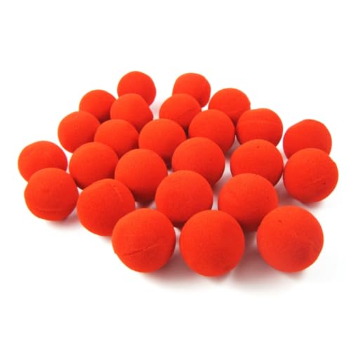 GARIOUANS 25 Stück Teiliges Rotes Schwamm Clownsnasen Lustiges Verkleidungszubehör für Weihnachten Halloween Party Bühnenauftritte Einfach zu Tragen für Kostümbälle und Fasching GARIOUANS 25 Stück Teiliges Rotes Schwamm Clownsnasen Lustiges Verkleidungszubehör für Weihnachten Halloween Party Bühnenauftritte Einfach zu Tragen für Kostümbälle und Fasching von GARIOUANS