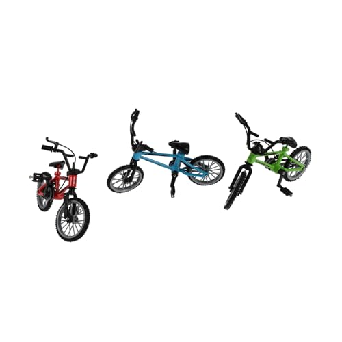GARIOUANS 3 Sätze Miniatur Fahrradmodell aus Bewegliche Teile Farbenfrohe Finger Fahrräder als Lernspielzeug und Dekoration für Sammler GARIOUANS 3 Sätze Miniatur Fahrradmodell aus Bewegliche Teile Farbenfrohe Finger Fahrräder als Lernspielzeug und Dekoration für Sammler von GARIOUANS