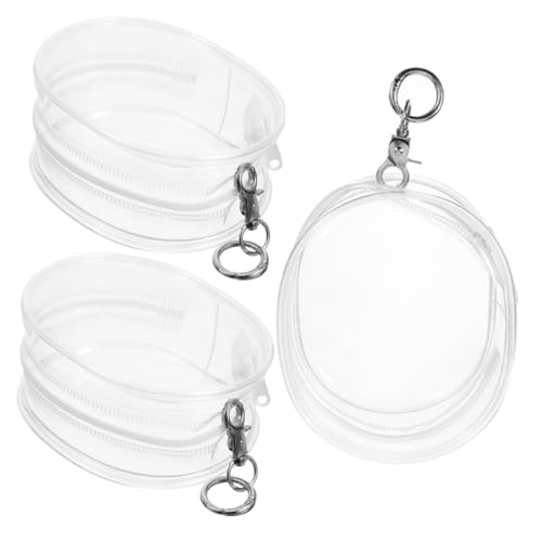 GARIOUANS 3 Stück Puppentaschen Transparent mit Schlüsselanhänger Leichte PVC Aufbewahrungstaschen für Puppenzubehör Kleine Durchsichtige Tragetaschen für Ausflüge und Schutz der Figuren GARIOUANS 3 Stück Puppentaschen Transparent mit Schlüsselanhänger Leichte PVC Aufbewahrungstaschen für Puppenzubehör Kleine Durchsichtige Tragetaschen für Ausflüge und Schutz der Figuren von GARIOUANS