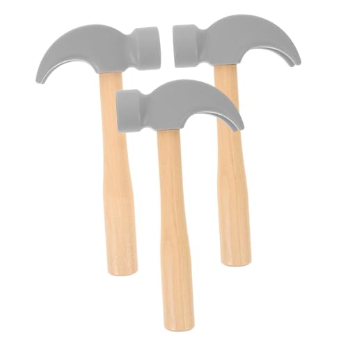 GARIOUANS 3 Stück Teiliges Montessori Holzhammer für Realistisches Nachahmungswerkzeug Fördert Feinmotorik Hand Auge Koordination und Geburtstagsspielzeug GARIOUANS 3 Stück Teiliges Montessori Holzhammer für Realistisches Nachahmungswerkzeug Fördert Feinmotorik Hand Auge Koordination und Geburtstagsspielzeug von GARIOUANS