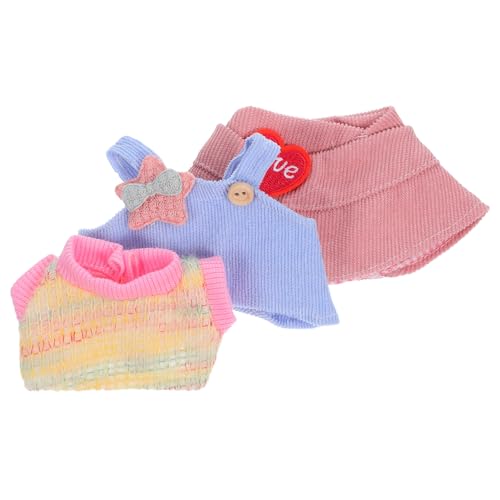 GARIOUANS 3 Teiliges Puppenkleidungsset Puppenkleidung Puppen Cosplay Kostüm Miniatur Puppenzubehör Puppenzubehör Anzug Mädchen Puppenhemd Puppenkleidung Puppen Outfits GARIOUANS 3 Teiliges Puppenkleidungsset Puppenkleidung Puppen Cosplay Kostüm Miniatur Puppenzubehör Puppenzubehör Anzug Mädchen Puppenhemd Puppenkleidung Puppen Outfits von GARIOUANS