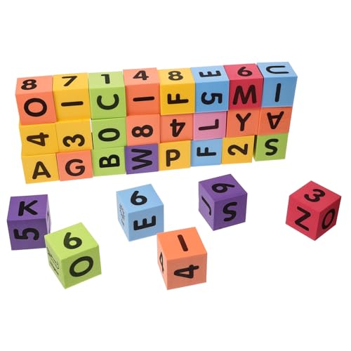 GARIOUANS 30 Stück Teiliges Badespielzeug Buchstaben Zahlen aus Weichem Eva Schaum Alphabet Zahlen Lernspielzeug für Kleinkinder Sicher Leicht Geistig Fördernd für Babybad und Frühe Bildung GARIOUANS 30 Stück Teiliges Badespielzeug Buchstaben Zahlen aus Weichem Eva Schaum Alphabet Zahlen Lernspielzeug für Kleinkinder Sicher Leicht Geistig Fördernd für Babybad und Frühe Bildung von GARIOUANS
