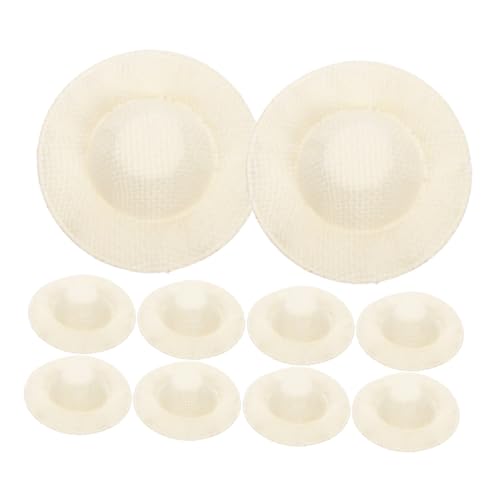 GARIOUANS 30 Stück Teiliges Mini Strohhut aus Handgefertigte Kleine Puppenhut Dekoration für Puppenhaus Vielseitiges DIY Bastelzubehör Naturfarbenes Miniatur Hut Ornament für Kreative GARIOUANS 30 Stück Teiliges Mini Strohhut aus Handgefertigte Kleine Puppenhut Dekoration für Puppenhaus Vielseitiges DIY Bastelzubehör Naturfarbenes Miniatur Hut Ornament für Kreative von GARIOUANS