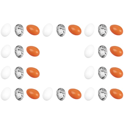 GARIOUANS 30 Stück Teiliges Miniatur Eier aus Robustem Kunststoff Realistische Mini Dekoration für Puppenhäuser Gartenlandschaften und DIY bastelprojekte Vielseitig Verwendbar für Küchen GARIOUANS 30 Stück Teiliges Miniatur Eier aus Robustem Kunststoff Realistische Mini Dekoration für Puppenhäuser Gartenlandschaften und DIY bastelprojekte Vielseitig Verwendbar für Küchen von GARIOUANS