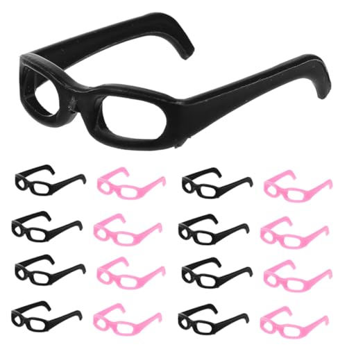 GARIOUANS 30 Stück Teiliges Miniatur Puppenbrillen aus Robustem Kunststoff Farbige DIY Brillen für Puppenhaus Accessoires in Schwarz Basteln und Dekorieren GARIOUANS 30 Stück Teiliges Miniatur Puppenbrillen aus Robustem Kunststoff Farbige DIY Brillen für Puppenhaus Accessoires in Schwarz Basteln und Dekorieren von GARIOUANS