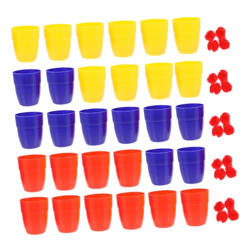 GARIOUANS 30stücke Magische Becher Und Bälle Zaubertrick Kreative Auftritte Für Partys Und Zaubershows Leicht Und Tragbar Einsetzbar GARIOUANS 30stücke Magische Becher Und Bälle Zaubertrick Kreative Auftritte Für Partys Und Zaubershows Leicht Und Tragbar Einsetzbar von GARIOUANS