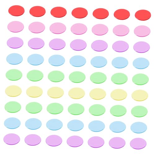 GARIOUANS 300 Stück Transparente Farbige Bingo Zählchips aus Robustem Kunststoff für Spiel und Lernspaß Bunte Spielchips als Belohnung und Markierer für Gesellschaftsspiele Zufällige Farbe GARIOUANS 300 Stück Transparente Farbige Bingo Zählchips aus Robustem Kunststoff für Spiel und Lernspaß Bunte Spielchips als Belohnung und Markierer für Gesellschaftsspiele Zufällige Farbe von GARIOUANS