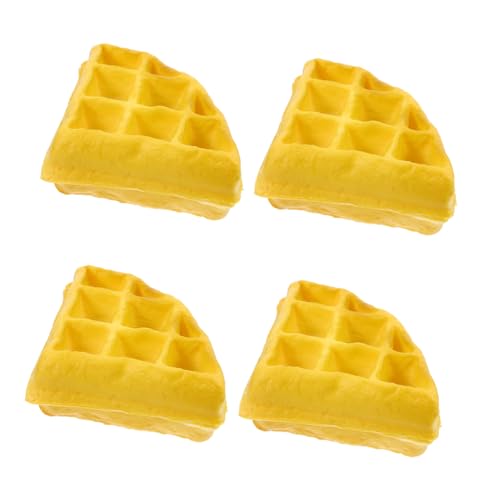 GARIOUANS 4 STÜCKE Realistisches Teiliges Waffelmodell Lebensechte Simulation Künstliches Lebensmittel Dekorative Küchendeko für Esszimmer Restaurants Partys Leicht und Vielseitig GARIOUANS 4 STÜCKE Realistisches Teiliges Waffelmodell Lebensechte Simulation Künstliches Lebensmittel Dekorative Küchendeko für Esszimmer Restaurants Partys Leicht und Vielseitig von GARIOUANS