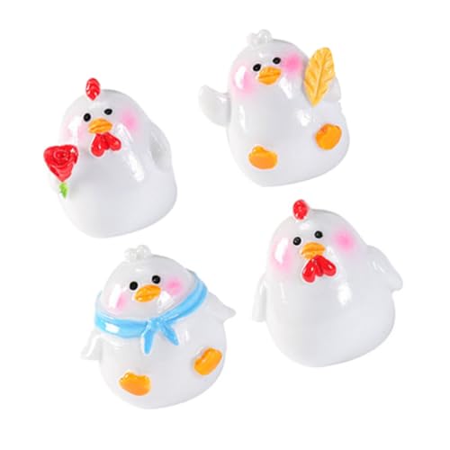 GARIOUANS 4 Stück Mini Garten Deko Kleine Hühner Figuren Mikrolandschaft Küken Modell fürs DIY Puppenhaus Bonsai Micro Landschaft Ornamente GARIOUANS 4 Stück Mini Garten Deko Kleine Hühner Figuren Mikrolandschaft Küken Modell fürs DIY Puppenhaus Bonsai Micro Landschaft Ornamente von GARIOUANS