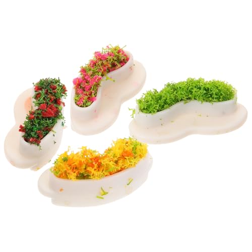 GARIOUANS 4 Stück Miniatur Blumenkübel Sitzbank Teiliges Mini Gartenbank Puppenhausmöbel Dekoration für Miniatur Hausmodelle und Feengarten Zubehör GARIOUANS 4 Stück Miniatur Blumenkübel Sitzbank Teiliges Mini Gartenbank Puppenhausmöbel Dekoration für Miniatur Hausmodelle und Feengarten Zubehör von GARIOUANS