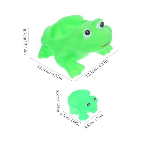 GARIOUANS 4 Stück Teiliges Badespielzeug aus Weichem Vinyl Süße Froschfiguren für Badewanne und Dusche Sicher und Griffig Fördert Kreativität und Eltern Junge Mädchen bindung Beim GARIOUANS 4 Stück Teiliges Badespielzeug aus Weichem Vinyl Süße Froschfiguren für Badewanne und Dusche Sicher und Griffig Fördert Kreativität und Eltern Junge Mädchen bindung Beim von GARIOUANS