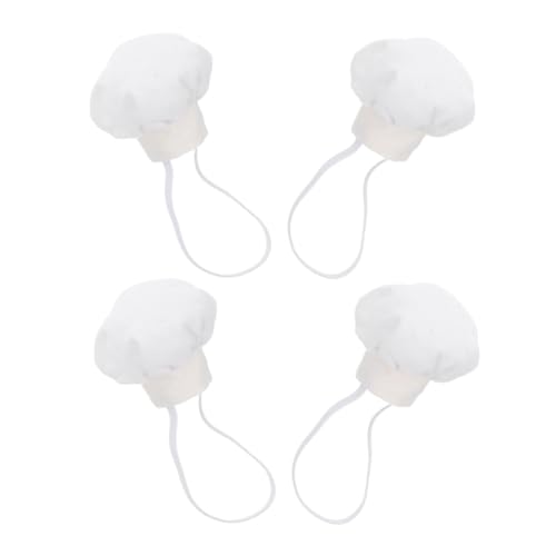 GARIOUANS 4 Stück Teiliges Kleine Weiße Kochmützen für Puppen Miniatur Chef Hats aus Baumwolle Elastisch für Puppenhaus Deko Rollenspiel und DIY Bastelprojekte GARIOUANS 4 Stück Teiliges Kleine Weiße Kochmützen für Puppen Miniatur Chef Hats aus Baumwolle Elastisch für Puppenhaus Deko Rollenspiel und DIY Bastelprojekte von GARIOUANS