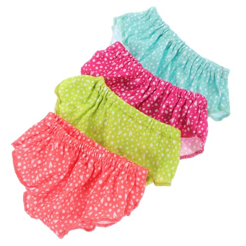 GARIOUANS 4stücke Puppenhöschen Für Kleine Puppen Puppenunterwäsche Puppenzubehör Für Rollenspiele Stoffhöschen Puppe Kleidungszubehör Spielzeug Höschen Puppenkostümdekor Pretend Spielen Zub GARIOUANS 4stücke Puppenhöschen Für Kleine Puppen Puppenunterwäsche Puppenzubehör Für Rollenspiele Stoffhöschen Puppe Kleidungszubehör Spielzeug Höschen Puppenkostümdekor Pretend Spielen Zub von GARIOUANS