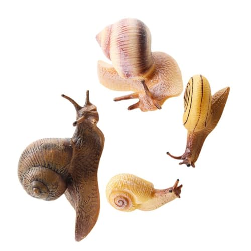 GARIOUANS 4 Stück Teiliges Realistische Schnecken Spielzeugmodelle Pädagogische Tierfiguren für Detailgetreue Tiere als Kuchen Deko Lernspielzeug und Dekoration für Themenpartys GARIOUANS 4 Stück Teiliges Realistische Schnecken Spielzeugmodelle Pädagogische Tierfiguren für Detailgetreue Tiere als Kuchen Deko Lernspielzeug und Dekoration für Themenpartys von GARIOUANS