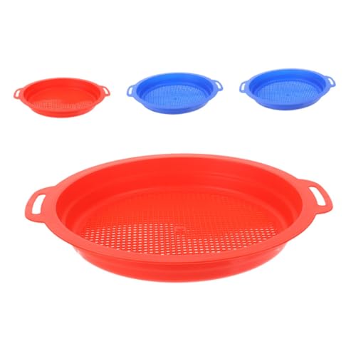 GARIOUANS 4 Stück Teiliges Sandspielzeug Robustes Kunststoff sandsieb in Blau und Rot Leichtes Strandspielzeug für Jungen und Mädchen für Familie Reisen und Outdoor Abenteuer GARIOUANS 4 Stück Teiliges Sandspielzeug Robustes Kunststoff sandsieb in Blau und Rot Leichtes Strandspielzeug für Jungen und Mädchen für Familie Reisen und Outdoor Abenteuer von GARIOUANS