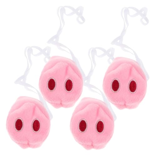 GARIOUANS 4 Stück Teiliges Schweinenasen cosplay Weichem Elastisches Nasenband Vielseitiges Kostümzubehör für Halloween Themenpartys und Verkleidungen GARIOUANS 4 Stück Teiliges Schweinenasen cosplay Weichem Elastisches Nasenband Vielseitiges Kostümzubehör für Halloween Themenpartys und Verkleidungen von GARIOUANS