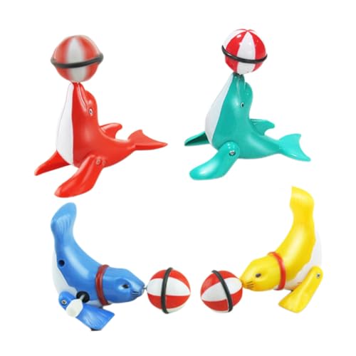 GARIOUANS 4 Stück Teiliges Wind up mit Lebensechten Robben Sichere Aufziehtiere für Kleinkinder Fördert Krabbeln und Laufen Farbige Mechanische Laufspielzeuge als Zufällige Zufällige Farbe GARIOUANS 4 Stück Teiliges Wind up mit Lebensechten Robben Sichere Aufziehtiere für Kleinkinder Fördert Krabbeln und Laufen Farbige Mechanische Laufspielzeuge als Zufällige Zufällige Farbe von GARIOUANS