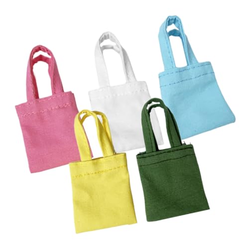 GARIOUANS 5 Stück Puppenhauszubehör Mädchen Sehen Für Winzig Material Mini Tasche Kindergarten Unser Klein Mehrzweck -leinwandbeutel Puppenhausbauzubehör Segeltuch GARIOUANS 5 Stück Puppenhauszubehör Mädchen Sehen Für Winzig Material Mini Tasche Kindergarten Unser Klein Mehrzweck -leinwandbeutel Puppenhausbauzubehör Segeltuch von GARIOUANS