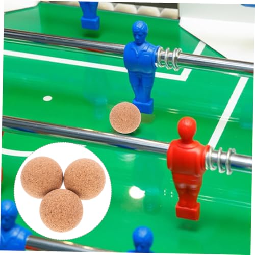 GARIOUANS 5 Stück Teiliges Austauschbare Tischfußball Korkbälle aus Robustem Holz Langlebige Mini fußballspielbälle für Kickertisch Geeignet für Heim Bar spielzubehör GARIOUANS 5 Stück Teiliges Austauschbare Tischfußball Korkbälle aus Robustem Holz Langlebige Mini fußballspielbälle für Kickertisch Geeignet für Heim Bar spielzubehör von GARIOUANS