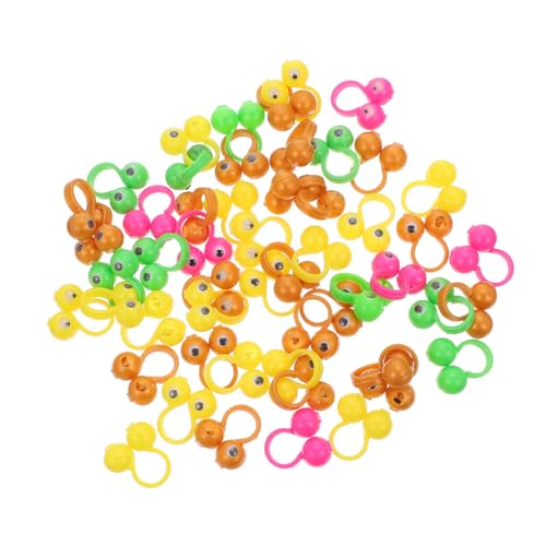 GARIOUANS 50 Stück Bunte Augen Fingerringe Fingerpuppen Pädagogisch zur Gehirnentwicklung für Eltern Junge Zufälliger Stil GARIOUANS 50 Stück Bunte Augen Fingerringe Fingerpuppen Pädagogisch zur Gehirnentwicklung für Eltern Junge Zufälliger Stil von GARIOUANS