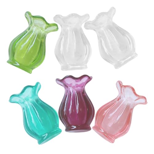 GARIOUANS 6 Stück Miniatur Vasen Teilig Bunte Kleine Blumenvasen Realistische Deko Puppenhaus Moderne Tischdeko Vielseitige Miniaturmöbel Wohnraumdeko Leicht zu Reinigen GARIOUANS 6 Stück Miniatur Vasen Teilig Bunte Kleine Blumenvasen Realistische Deko Puppenhaus Moderne Tischdeko Vielseitige Miniaturmöbel Wohnraumdeko Leicht zu Reinigen von GARIOUANS