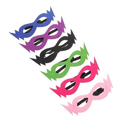 GARIOUANS 6 Stück Teiliges Karnevalsmasken aus Weichem Filz Bunte Halloween und Cosplay Augenmasken für Kostümpartys Verkleidungen Geburtstage Leicht Anzuziehen Langlebig und Bequem GARIOUANS 6 Stück Teiliges Karnevalsmasken aus Weichem Filz Bunte Halloween und Cosplay Augenmasken für Kostümpartys Verkleidungen Geburtstage Leicht Anzuziehen Langlebig und Bequem von GARIOUANS