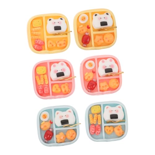 GARIOUANS 6 Stück Teiliges Miniatur Japanisches Bento Realistische Miniatur Lunchbox Modelle aus Resin Niedliche Essensdekoration für Puppenhaus und Micro Szene Bunte Cartoon für Puppenhaus GARIOUANS 6 Stück Teiliges Miniatur Japanisches Bento Realistische Miniatur Lunchbox Modelle aus Resin Niedliche Essensdekoration für Puppenhaus und Micro Szene Bunte Cartoon für Puppenhaus von GARIOUANS