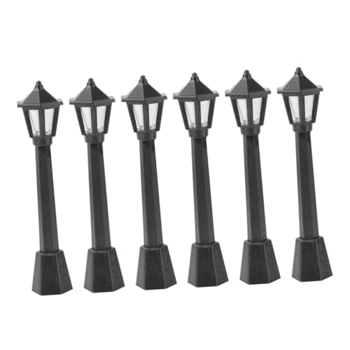 GARIOUANS 6 Stück Teiliges Miniatur Straßenlampen Robuste Simulation Umweltfreundlich für Modellbau Eisenbahn Puppenhaus Dekoration Spielerisch Lernspielzeug für Lebendig und Detailreich GARIOUANS 6 Stück Teiliges Miniatur Straßenlampen Robuste Simulation Umweltfreundlich für Modellbau Eisenbahn Puppenhaus Dekoration Spielerisch Lernspielzeug für Lebendig und Detailreich von GARIOUANS