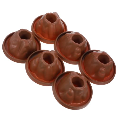 GARIOUANS 6 Stück Teiliges Science Kit Miniatur Vulkanmodell aus Langlebigem Kunststoff für DIY Experimente Realistische Simulation von Vulkanausbrüchen für Schulprojekte GARIOUANS 6 Stück Teiliges Science Kit Miniatur Vulkanmodell aus Langlebigem Kunststoff für DIY Experimente Realistische Simulation von Vulkanausbrüchen für Schulprojekte von GARIOUANS