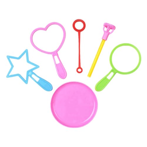 GARIOUANS 6 Stück Teiliges Seifenblasen Set Bunt Verschiedene Formen Sicher für Ab Jahre Partyspaß Outdoor Spiele Geschenk Zufällige Farbe Zufällige Farbe GARIOUANS 6 Stück Teiliges Seifenblasen Set Bunt Verschiedene Formen Sicher für Ab Jahre Partyspaß Outdoor Spiele Geschenk Zufällige Farbe Zufällige Farbe von GARIOUANS