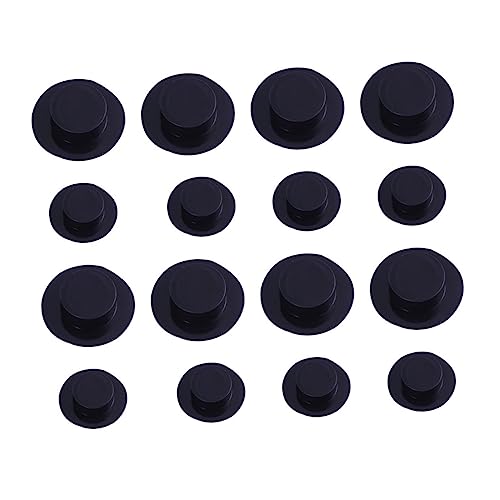 GARIOUANS 60 Stück Teiliges Mini Weihnachts Clownhüte aus Schwarzem Kunststoff Leichte DIY Zubehör für Puppen und Festliche Tischdekoration GARIOUANS 60 Stück Teiliges Mini Weihnachts Clownhüte aus Schwarzem Kunststoff Leichte DIY Zubehör für Puppen und Festliche Tischdekoration von GARIOUANS