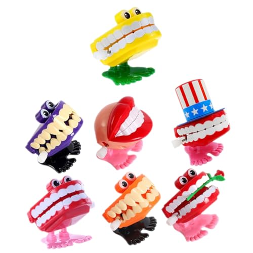 GARIOUANS 7 Stück Teiliges Aufziehspielzeug mit Zahn Motiv Lustiges Mechanisches Uhrwerkspielzeug aus Sicherem Abs Kleines Tragbares Ferienspielzeug für Kleinkinder Kreatives Lernspielzeug GARIOUANS 7 Stück Teiliges Aufziehspielzeug mit Zahn Motiv Lustiges Mechanisches Uhrwerkspielzeug aus Sicherem Abs Kleines Tragbares Ferienspielzeug für Kleinkinder Kreatives Lernspielzeug von GARIOUANS