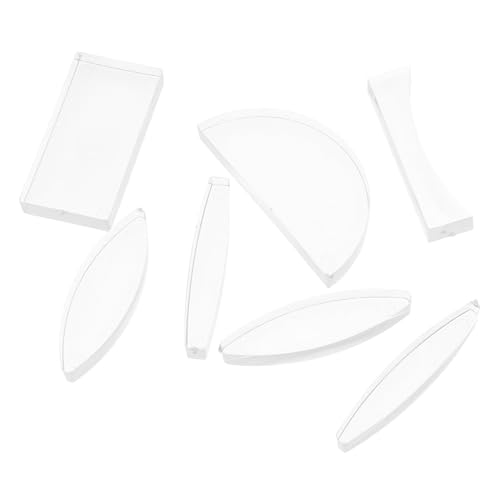 GARIOUANS 7 Stück Teiliges Physik Linsen Set Acryl für Präzise Lichtbrechung Glatte Oberfläche Lernhilfe für Naturwissenschaftlichen Unterricht Geeignet für Mittelschule Experimente GARIOUANS 7 Stück Teiliges Physik Linsen Set Acryl für Präzise Lichtbrechung Glatte Oberfläche Lernhilfe für Naturwissenschaftlichen Unterricht Geeignet für Mittelschule Experimente von GARIOUANS