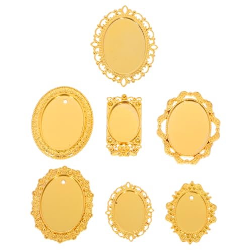 GARIOUANS 7 Teiliges Miniaturspielzeug Winzige Vintage Bilderrahmen Winziges Puppenhauszubehör Mini Hausdekoration Puppenhaus Fotorahmen Mini Wandfotorahmen Kleiner GARIOUANS 7 Teiliges Miniaturspielzeug Winzige Vintage Bilderrahmen Winziges Puppenhauszubehör Mini Hausdekoration Puppenhaus Fotorahmen Mini Wandfotorahmen Kleiner von GARIOUANS