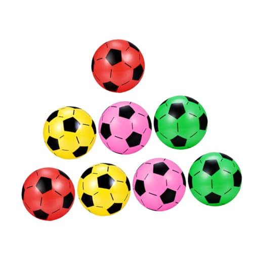 GARIOUANS 8 Stück Teiliges Aufblasbares Fußball für Strapazierfähige Kunststoffbälle Farbenfrohes Soccer Toy Unisex für Indoor und Outdoor Spielspaß zu Hause Garten Zufällige Farbe GARIOUANS 8 Stück Teiliges Aufblasbares Fußball für Strapazierfähige Kunststoffbälle Farbenfrohes Soccer Toy Unisex für Indoor und Outdoor Spielspaß zu Hause Garten Zufällige Farbe von GARIOUANS