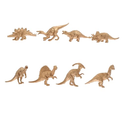 GARIOUANS 8 Stück Teiliges Goldene Dinosaurier Modellfiguren Realistische Simulationstiere aus Robustem Material Dekorative Mini Dino Spielzeuge für Partydeko und Lernspielzeug GARIOUANS 8 Stück Teiliges Goldene Dinosaurier Modellfiguren Realistische Simulationstiere aus Robustem Material Dekorative Mini Dino Spielzeuge für Partydeko und Lernspielzeug von GARIOUANS